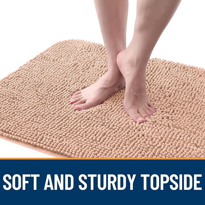 OLANLY Dog Door Mat for Muddy Paws 40x32, Super Absorbent Chenille Mud Mat | - Image 4