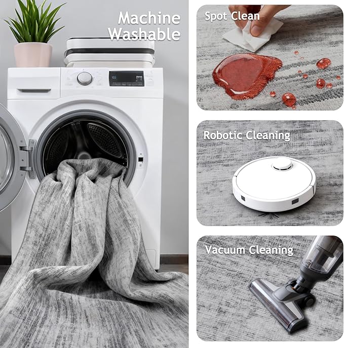 Washable Runners for Hallway 2x6 Runner Rug, Ultra-Thin Kitchen Runner Rugs - Image 3