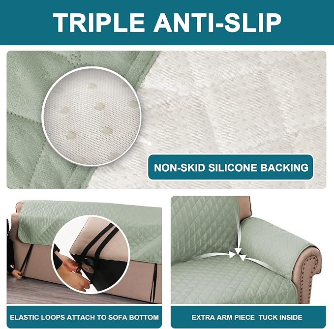 Turquoize 100% Waterproof Couch Cover Sofa Covers - Image 4