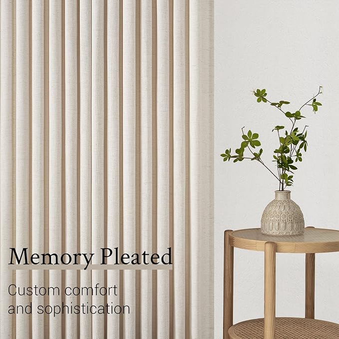 Pinch Pleated 94 Inch Curtains 2 Panels - Image 7