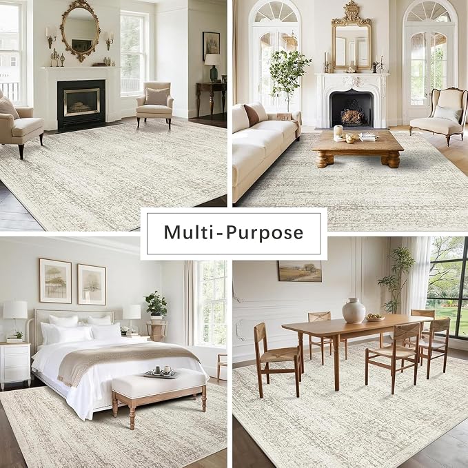 Double Layers 8x10 Area Rugs for Living Room, Dining Room, Playroom | Ultra - Image 6