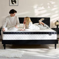 Twin Mattress in a Box, 10 Inch Twin Hybrid Mattress with Individual Pocket Spring & Memory Foam, Motion Isolation, Comfort for Pressure Relief, CertiPUR-US Certified