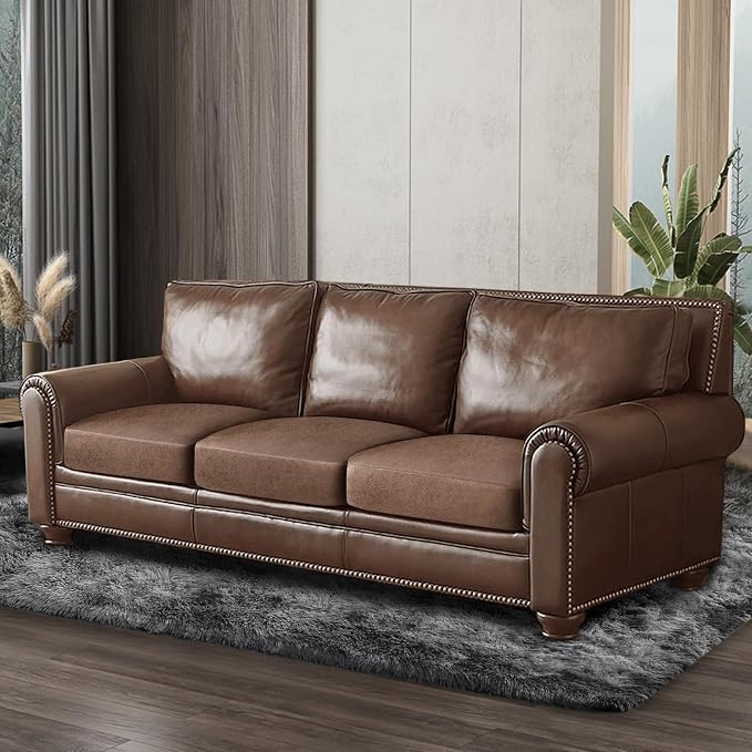 ANARACHON Leather Look Couch Cushion Covers Sofa Seat Slipcovers Sets Couches - Image 8
