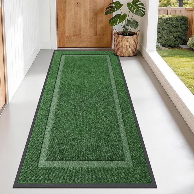 OLANLY Front Door Mat Outside 71x34, All-Season Heavy-Duty Rubber Doormat | by OLANLY