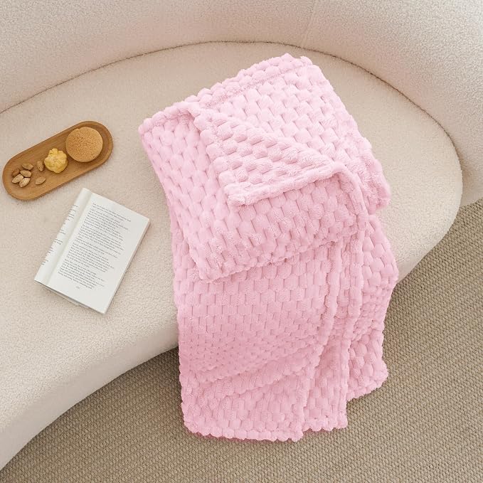 BEDELITE Twin Blanket for Couch, Soft Cozy Gifts for Women, Cherry Blossom | 3D - Image 7