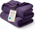 Bedsure GentleSoft Fleece Throw XL Blanket Purple by Unknown