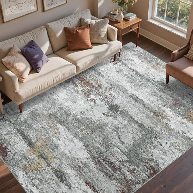 8x10 Ft Large Abstract Area Rugs - Image 3