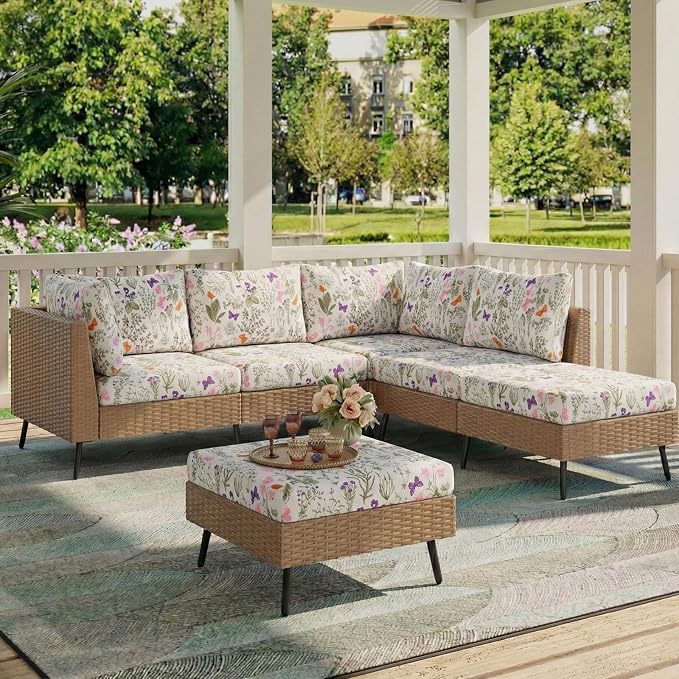 Printed Couch Cushion Covers, Sofa Covers Washable - Image 2