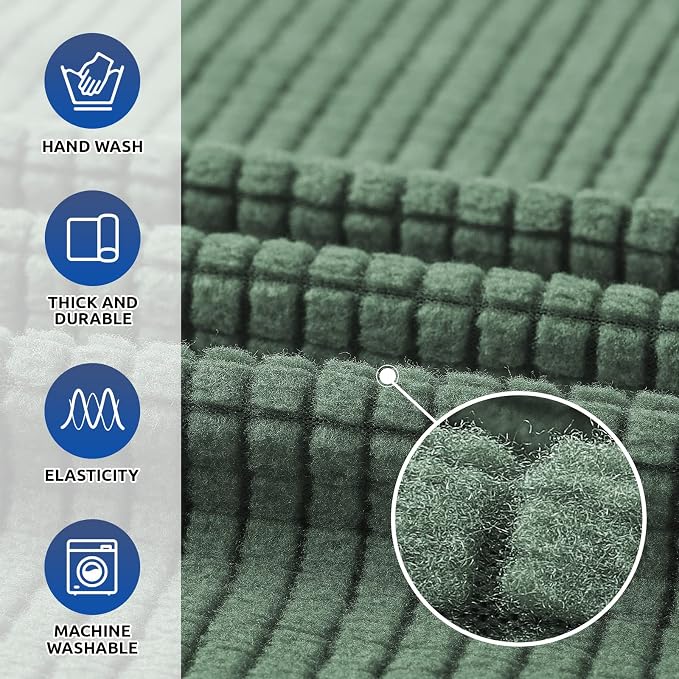 Stretch Oversized Couch Covers for Sofa Slipcover, Soft Jacquard Non-Slip - Image 3