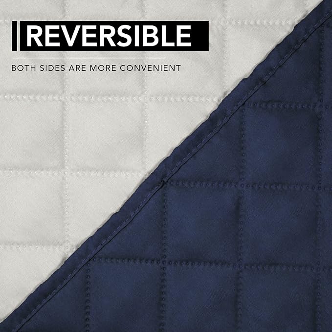 Easy-Going Reversible Couch Cover, Recliner 19 in, Water Resistant Furniture Mat - Image 3