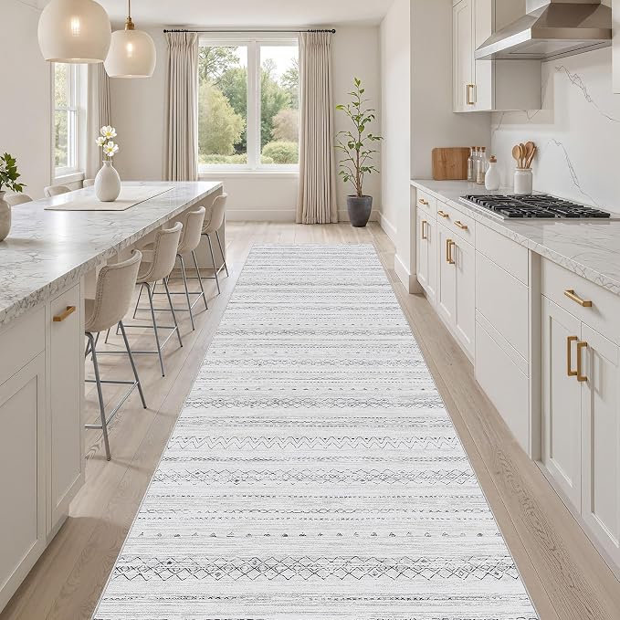 cotiled Hallway 2.6x8 Runner Rugs Washable Boho Moroccan Soft Rug | Solve - Image 6