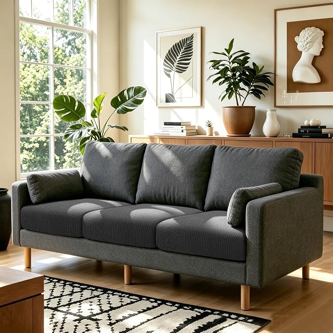 Fuloon Couch Cushion Slipcover, Super Stretch Individual Sofa Covers | 2 Pack - Image 6