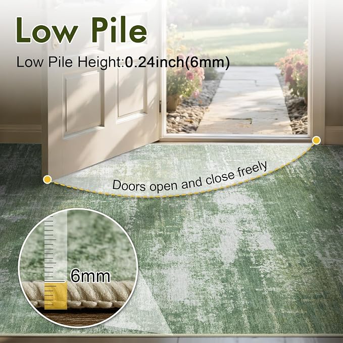 6x9 Ft Large Area Rugs for Living Room, Soft Non-Slip Washable Rugs Modern - Image 7