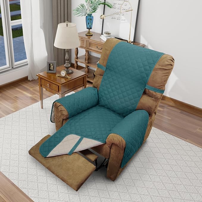 Reversible Chair Covers for Recliner Oversized, Water Repellent, Chair by LuxshareHome