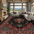RELEANY Washable Area Rug, Large 9'x12', Water Repellent, Pet Friendly by RELEANY