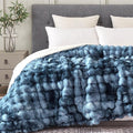 60x80 Inches Ultra-Soft Fuzzy Faux Fur Plush Twin Size Blanket by Serenhom