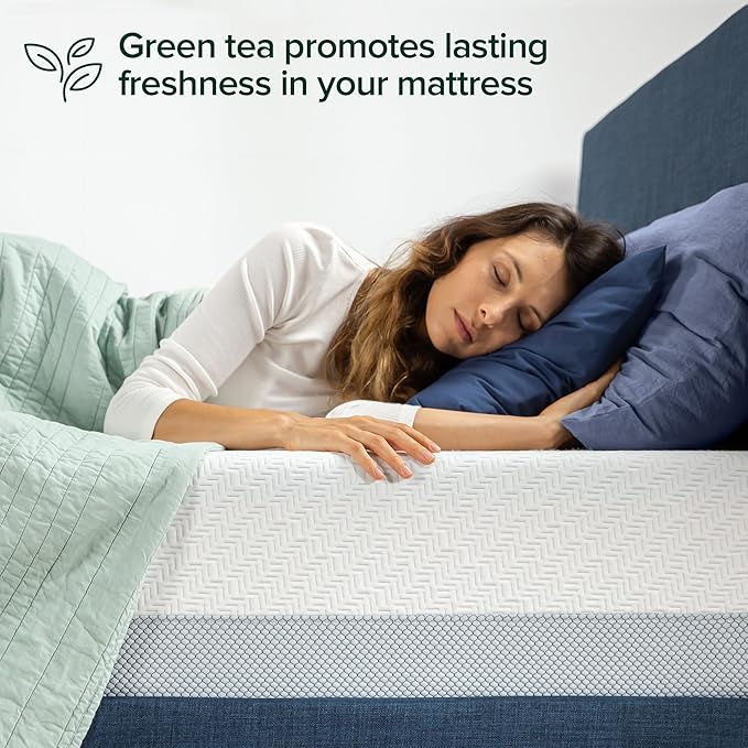 ZINUS 12 Inch QUADCOOL Memory Foam Mattress, Full, Cool to Touch Soft Knit Cover, Cooling Gel Infusion, CertiPUR US Certified