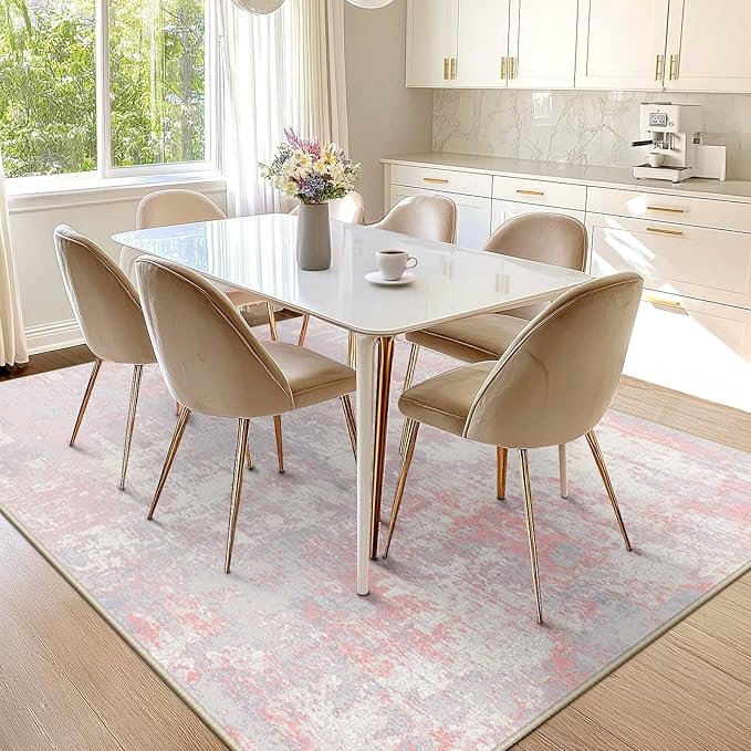 RELEANY Washable 5'x7' Abstract Area Rug - Image 9