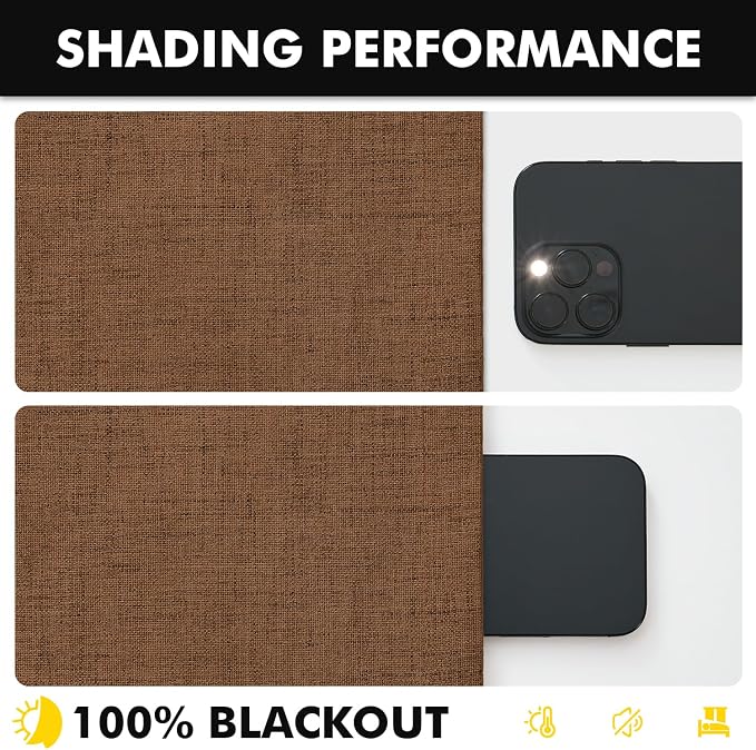 MIULEE 100% Blackout Linen Curtains - Image 7