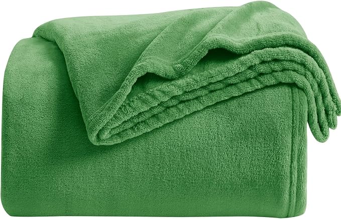 KMUSET Fleece Blanket Queen Size Lightweight Cozy Plush Microfiber Solid by COZYBLANKETHappyHomeLife