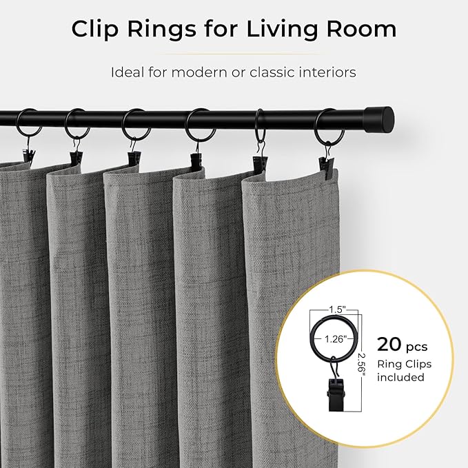 INOVADAY 100% Blackout Curtains - Image 4
