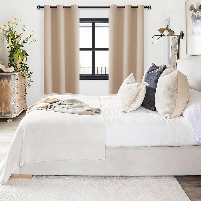 Blackout Curtains for Bedroom 38 x 63 Inches Length, Window Curtains for Living - Image 6