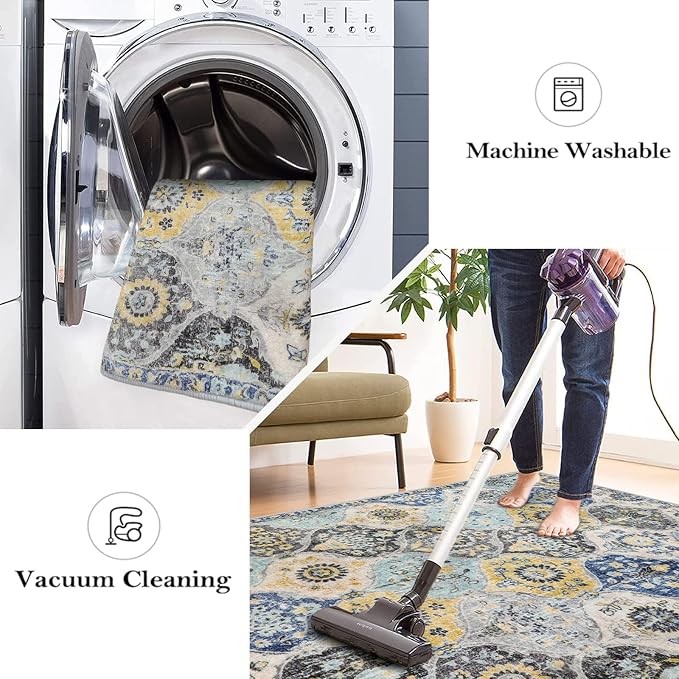 Lahome Moroccan Washable Hallway Runner - Image 4