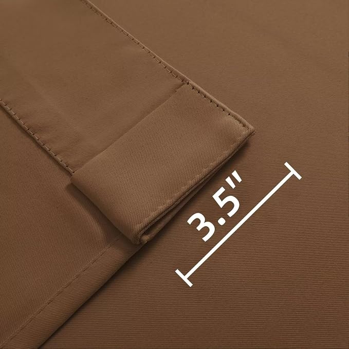 Joydeco 90 Inch Curtains for Bedroom, Thermal Insulated Black Out Curtains 2 - Image 4