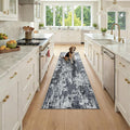 RELEANY Washable Runner 2'x7' Abstract Area Rug by RELEANY