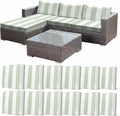 CALBODE 12 Pcs Outdoor Seat Cushion Covers by CALBODE