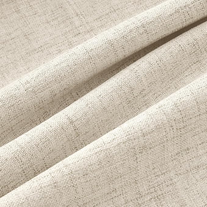 MIULEE 100% Blackout Linen Curtains - Image 9