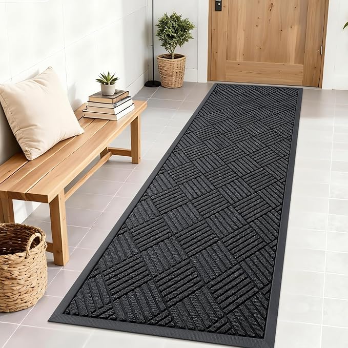 OLANLY Front Door Mat Outside Entrance 71x23, Waterproof Heavy-Duty Doormat | by OLANLY