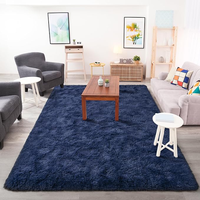 Chicrug Soft Area Rug for Bedroom Living Room Plush Fluffy Rug 4x6 | Shag Furry - Image 4