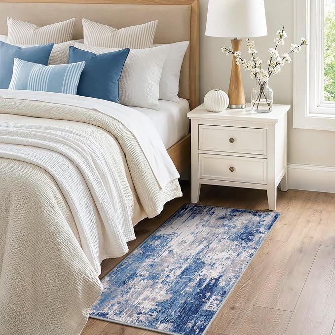 RELEANY Washable 2'x4' Abstract Area Rug - Image 2