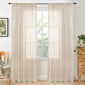 BGment Natural Linen Curtains 78 Inches Long by BGment