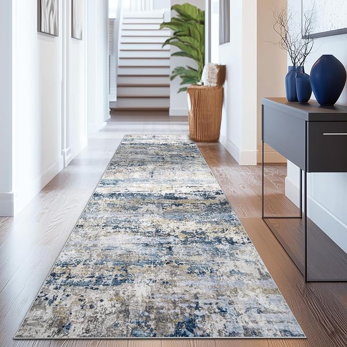 pmtsns Area Rugs 2x8 Runner Rug: Washable Hallway Rug Modern Abstract Neutral - Image 6