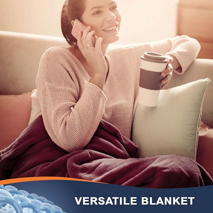 Walensee Fleece Blanket Plush Throw Fuzzy Lightweight (Twin Size 60x80 Burgundy Red) Super Soft Microfiber Flannel Blankets for Couch, Bed, Sofa Ultra Luxurious Warm and Cozy for All Seasons