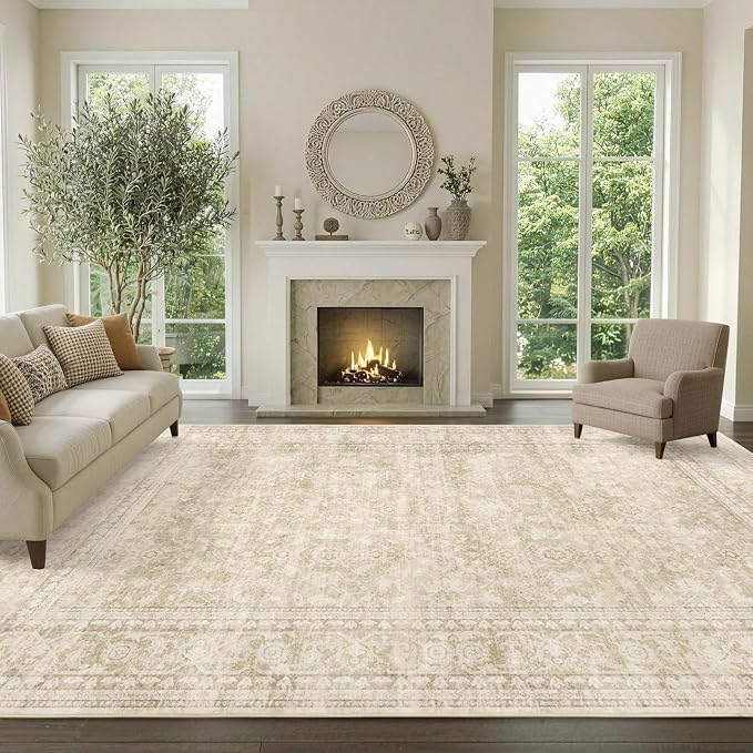6x9 Ft Large Area Rugs for Living Room, Soft Non-Slip Machine Washable Rug - Image 2