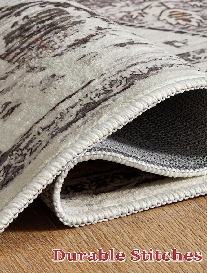 SERISSA 2x6 Washable Non Slip Boho Runner Rug - Image 7