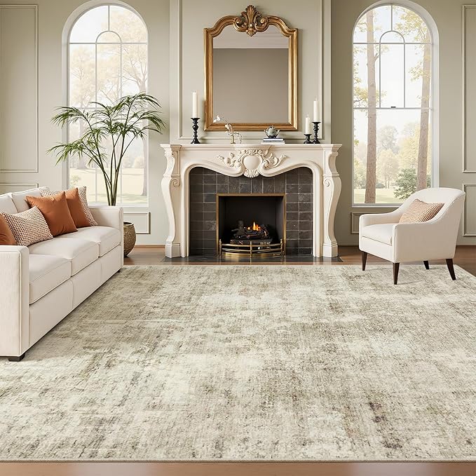 Soalmost Abstract 7x10 Area Rug by Soalmost
