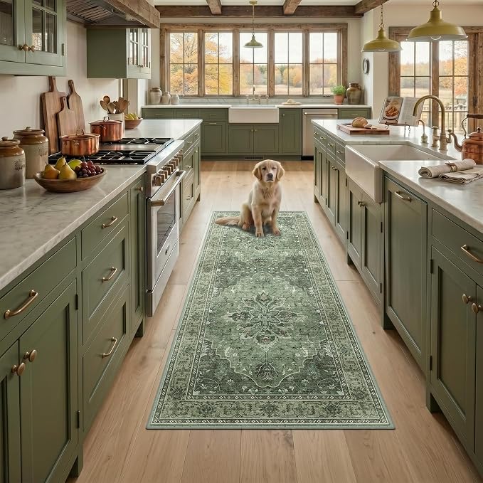 RELEANY Washable Area Rug, Runner 3'x6', Water Repellent, Pet Friendly - Image 2