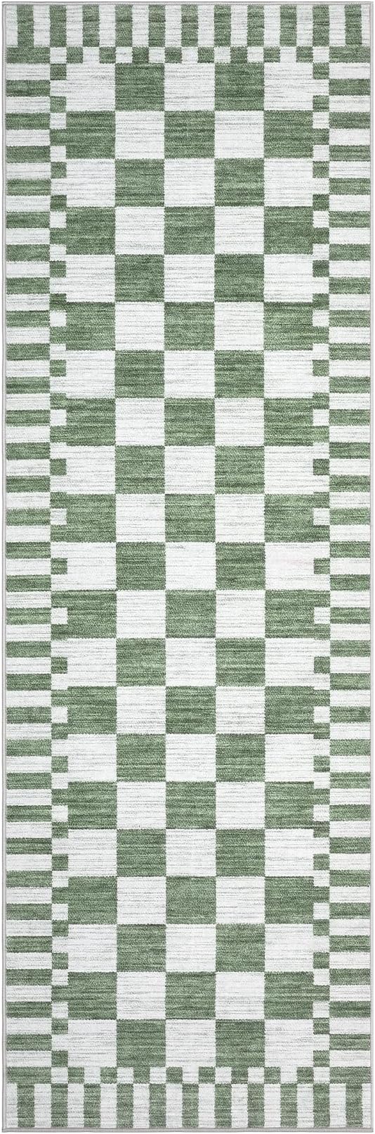 GarveeHome 2x10 Checkered Kitchen Runner Rug - Image 5
