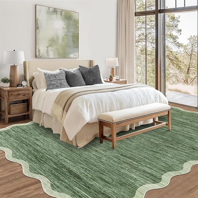 GarveeHome Scalloped Large 10x13 Rug - Image 8