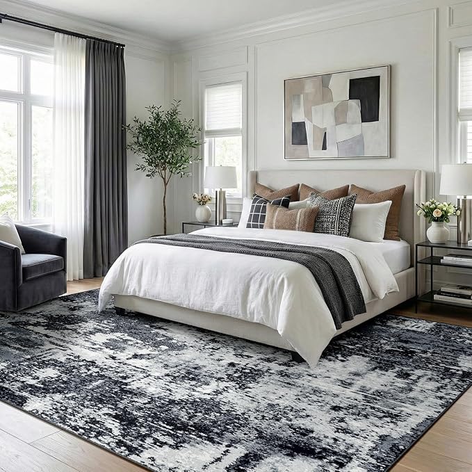 RELEANY Washable 2'x3' Abstract Area Rug - Image 9