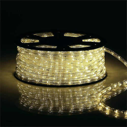 100Ft Rope Lights Outdoor, LED Strip Lights Waterproof Decorative Lighting for Indoor/Outdoor Decorations, Eaves, Backyards Garden, Patio and Bedroom, Christmas Decorations