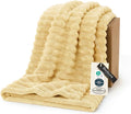 Bedsure Soft Throw Blanket for Couch Decor Gifts Custard Yellow 50"x60" | by Unknown