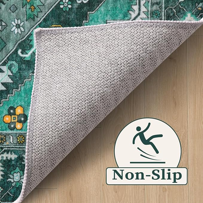 SERISSA 3x5 Washable Non Slip Boho Area Rug - Image 3