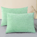 CaliTime Decorative Standard Throw Pillow Covers 26 X 20 Inches Grey Green | by CaliTime