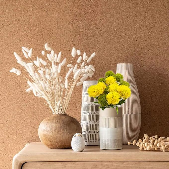 Uieke 10 Pcs Dandelion Artificial Flowers Yellow Flowers Fake Plants Flower Bouquet Plastic Flowers for Home DIY Decoration Wedding Decor