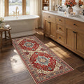 RELEANY Washable Area Rug, Runner 2'6"x5', Water Repellent, Pet Friendly by RELEANY